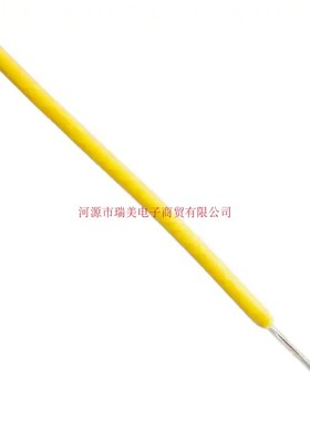Alpha阿尔法30AWG聚偏二氟乙烯UL1423单芯电缆黄色30米5951 YL001
