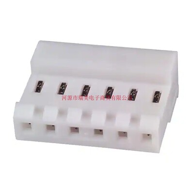 TE泰科电子MTA-156连接器3.96MM节距1排6路IDC插座3-640429-6