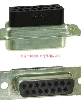 TE泰科AMPLIMITE HDP-20连接器D-Sub母触点插座2排15针205205-7