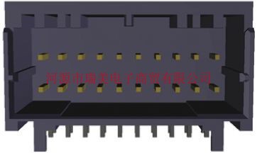 TE连接器PCB针座Dynamic 1000直角通孔10路2MM节距1-1827873-5
