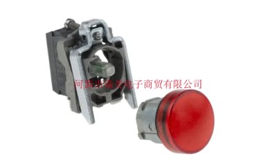 Schneider施耐德Harmony XB4指示灯22MM切面直径红色LED灯XB4BVB4