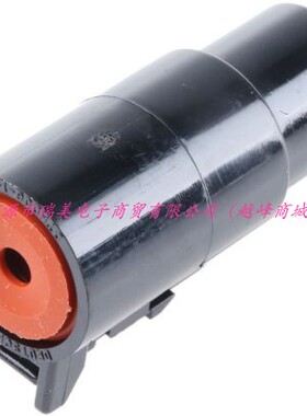 Deutsch德驰DTHD电缆安装汽车连接器1路黑色公插DTHD06-1-08SA