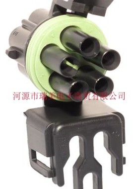 Delphi连接器Weather-Pack电缆安装5路黑色公插12034342