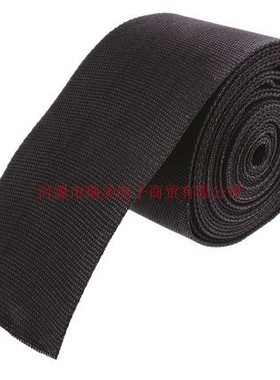 TE泰科50MM织物PE/PET热缩管5米2:1黑色HFT5000-50/25.0