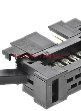 TE泰科电子IDC连接器AMP-LATCH公插2.54mm节距2行10路1-111504-4