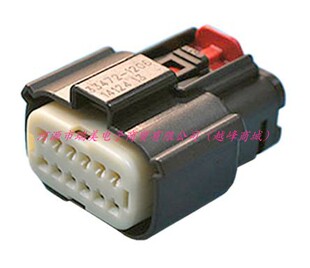 Molex莫仕MX 1206 150汽车连接器2行12路黑色母座外壳33472