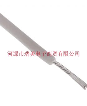 瑞美电子电线28AWG白色600V单芯MIL-W-16878线型100M长877-5437