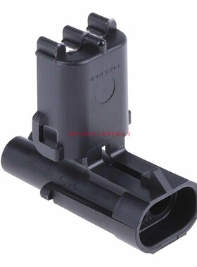 Delphi连接器Weather-Pack电缆安装2路黑色公12010973