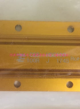 TE底座安装绕线电阻100Ω电阻值100W额定功率±5%容差HSC100100RJ