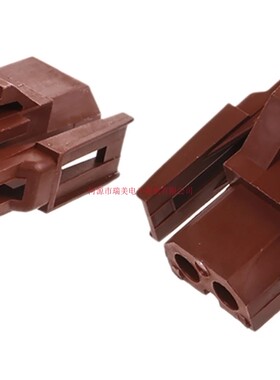 TE泰科1行2路4.19MM节距公插黑色或红色连接器外壳1-640517-0