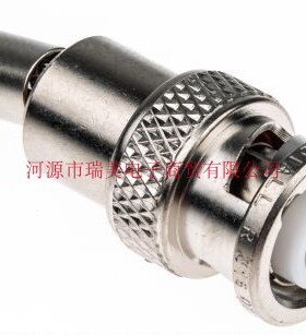 Radiall射频同轴BNC连接器RG141RG58电缆安装50Ω公头R316072000