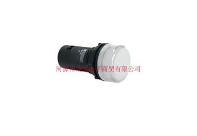Schneider施耐德整套导向灯22MM切面直径白色LED灯XB2BVB1LC