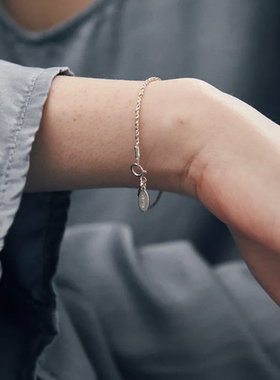 韩国代购ins小众品牌verte925银编织手链 小红书博主angkm推荐