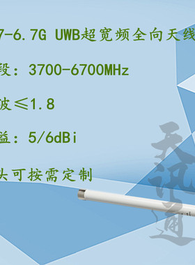 3.7G-6G-6.7G UWB煤矿隧道精准人员定位全向 uwb天线3700-7000MHz