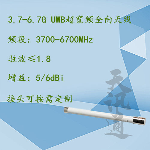 3.7G-6G-6.7G UWB煤矿隧道精准人员定位全向 uwb天线3700-7000MHz