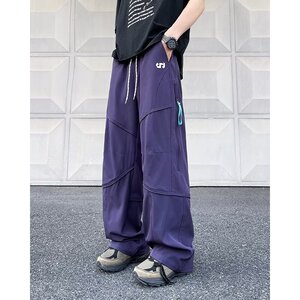 DPSBK71-P55 美式复古机能户外冲锋裤直筒宽松休闲裤图片