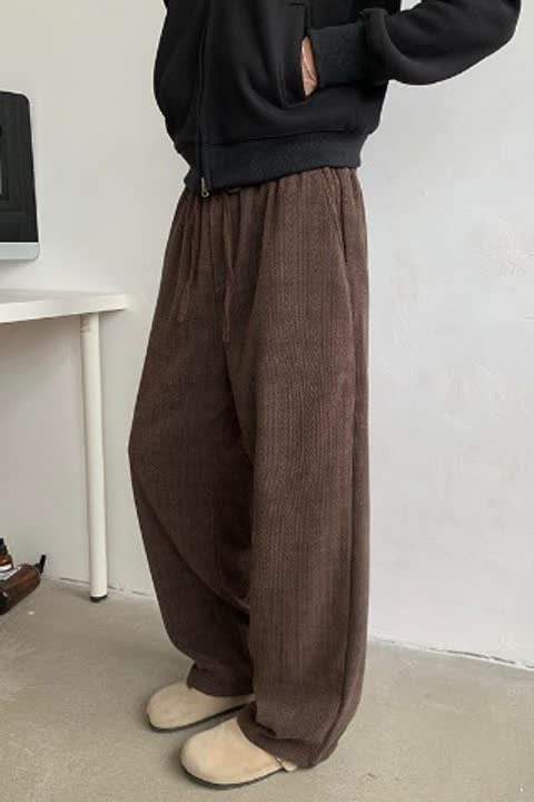 BCK178-P43新款麦穗纹休闲裤阔腿运动卫裤男生直筒宽松男士裤,男装休闲裤,星座1608