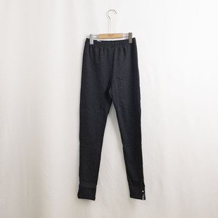 杰米熊品牌童装130-170秋款女童百搭学院棉弹力磨毛学院打底束裤