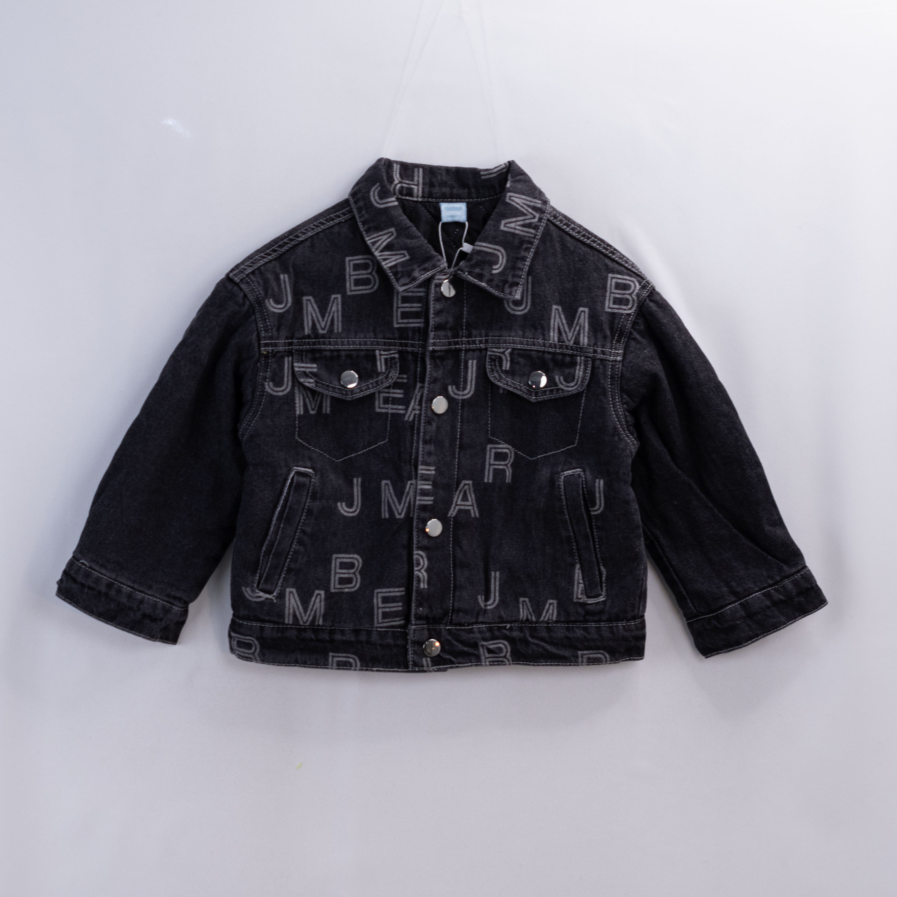 杰米熊品牌童装90-130男女童秋冬洋气百搭保暖柔软羊羔绒牛仔外套