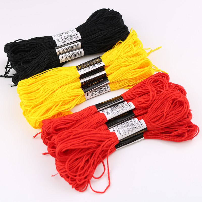 十字绣线手工diy材料包红绳