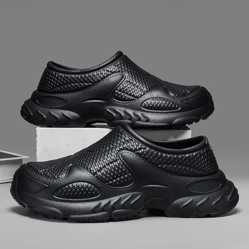 新款潮流包头轻质厚底舒适厨师鞋