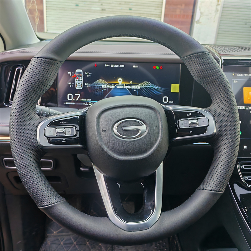 传祺E9专用手缝方向盘套