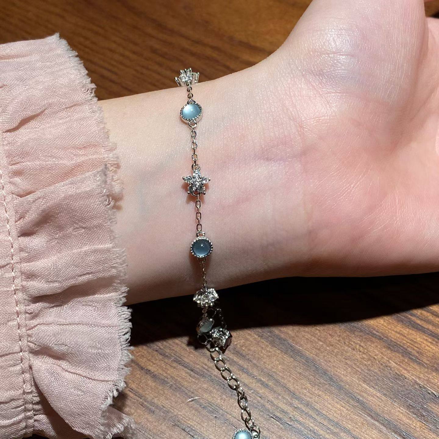 花开半夏！绝美翡翠手链