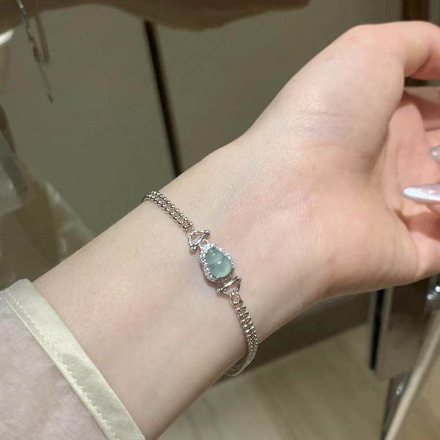 福禄双喜！天然翡翠手链新中式风