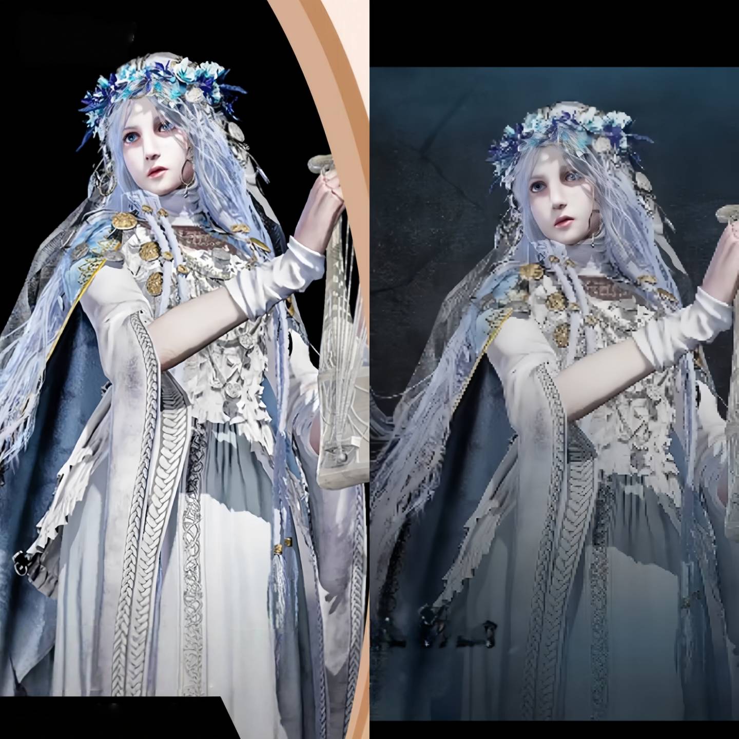 艾尔登法环女爵复仇者假发