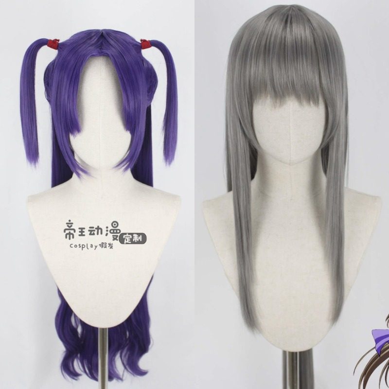帝王Cosplay假发cos一之濑琴美 伊吹风子 CLANNAD马尾辫子定制毛