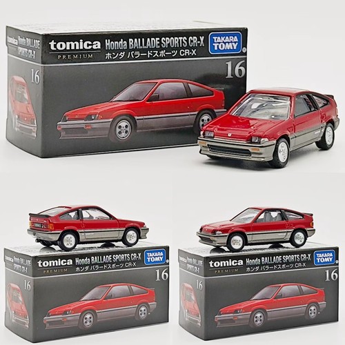 TOMICA/多美卡合金小汽车黑盒TP16本田CR-X跑车模型收藏车模摆件