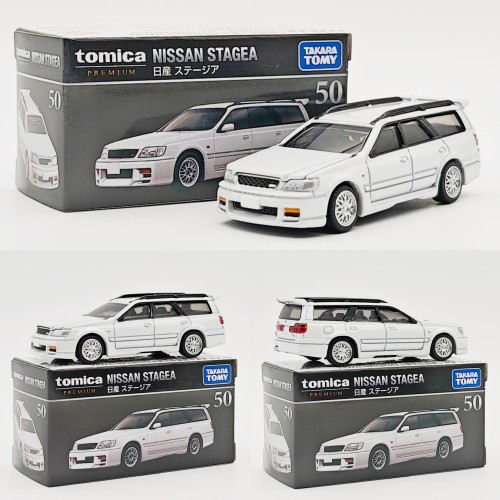 TOMICA/多美卡合金小汽车黑盒50号日产STAGEA旅行车模型收藏车模