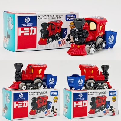 TOMICA/多美卡合金小汽车联名迪士尼DM-02米奇火车玩具车收藏摆件