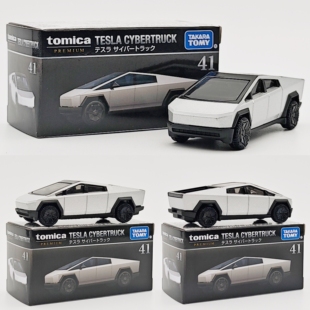 TOMICA/多美卡合金小汽车黑盒TP41特斯拉赛博皮卡模型收藏车模