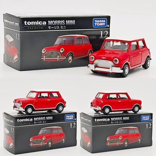 TOMICA/多美卡合金小汽车黑盒TP12MINI莫里斯模型收藏车模摆件