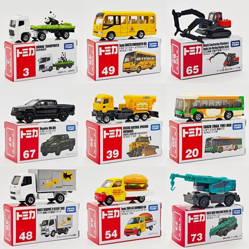 TOMICA/多美卡合金小汽车丰田工程车挖掘机运输车卡车模型玩具车