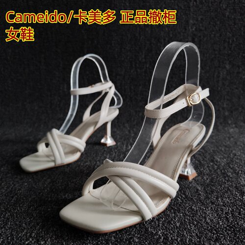 Cameido/卡美多正品羊皮细跟凉鞋