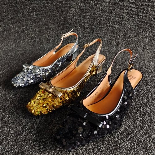 Cameido/卡美多正品尖头凉鞋细跟