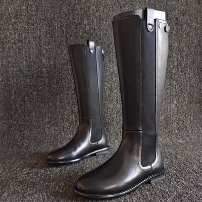 品牌撤柜牛皮长靴捡漏牛皮长靴子