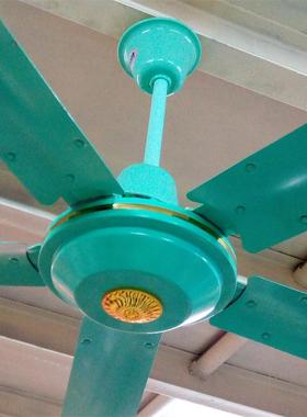 远东电器FC-30A吊扇王56寸绿色白色纯铜大电机车间5叶工业吊顶扇