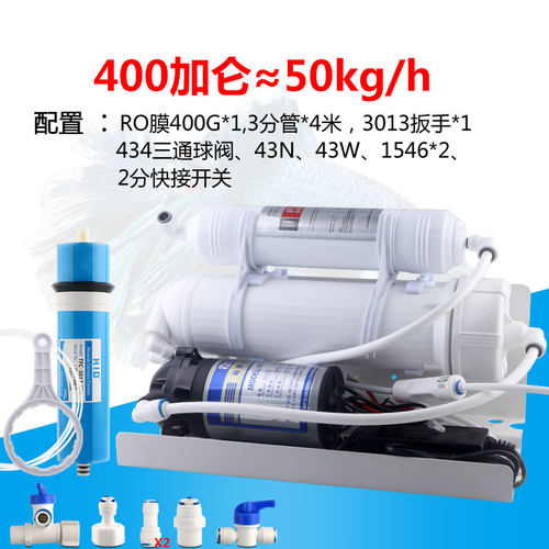 直饮机简易反渗透纯水机加仑400g