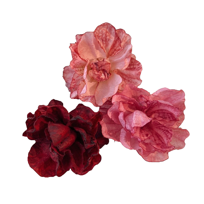 国风马尾花朵小夹子花花发夹侧边