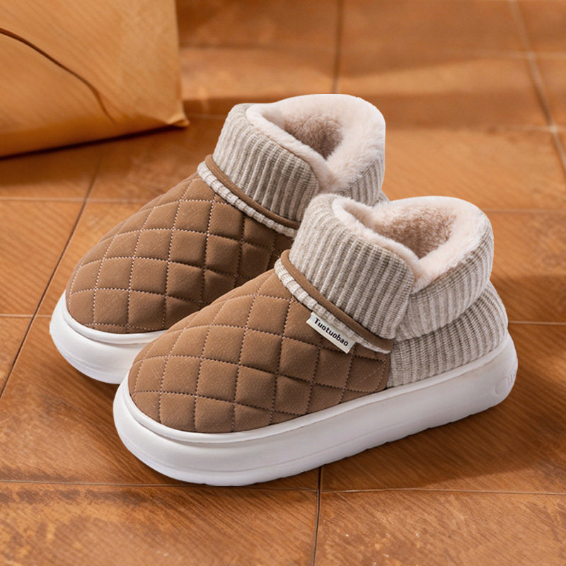 包跟棉拖鞋女士冬季室内家居保暖厚底防滑防水棉鞋加绒男款可外穿,居家布艺,居家棉拖/棉鞋,淘宝优惠券,粉丝福利购,淘宝优惠卷
