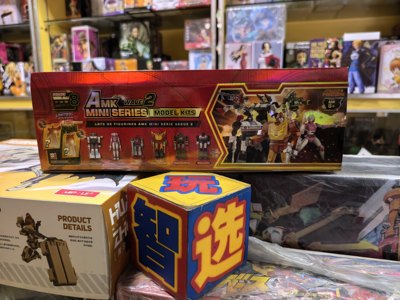 一套6盒YOLOPARK变形金刚AMK MINI第2弹隐藏款组合装模型预拼装