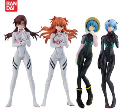 万代新世纪福音战士3EVA剧场版明日香凌波丽真希波扭蛋