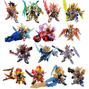 万代 SD 高达三国创杰传刘备独角兽关羽张飞曹操赵云吕布孙权董卓