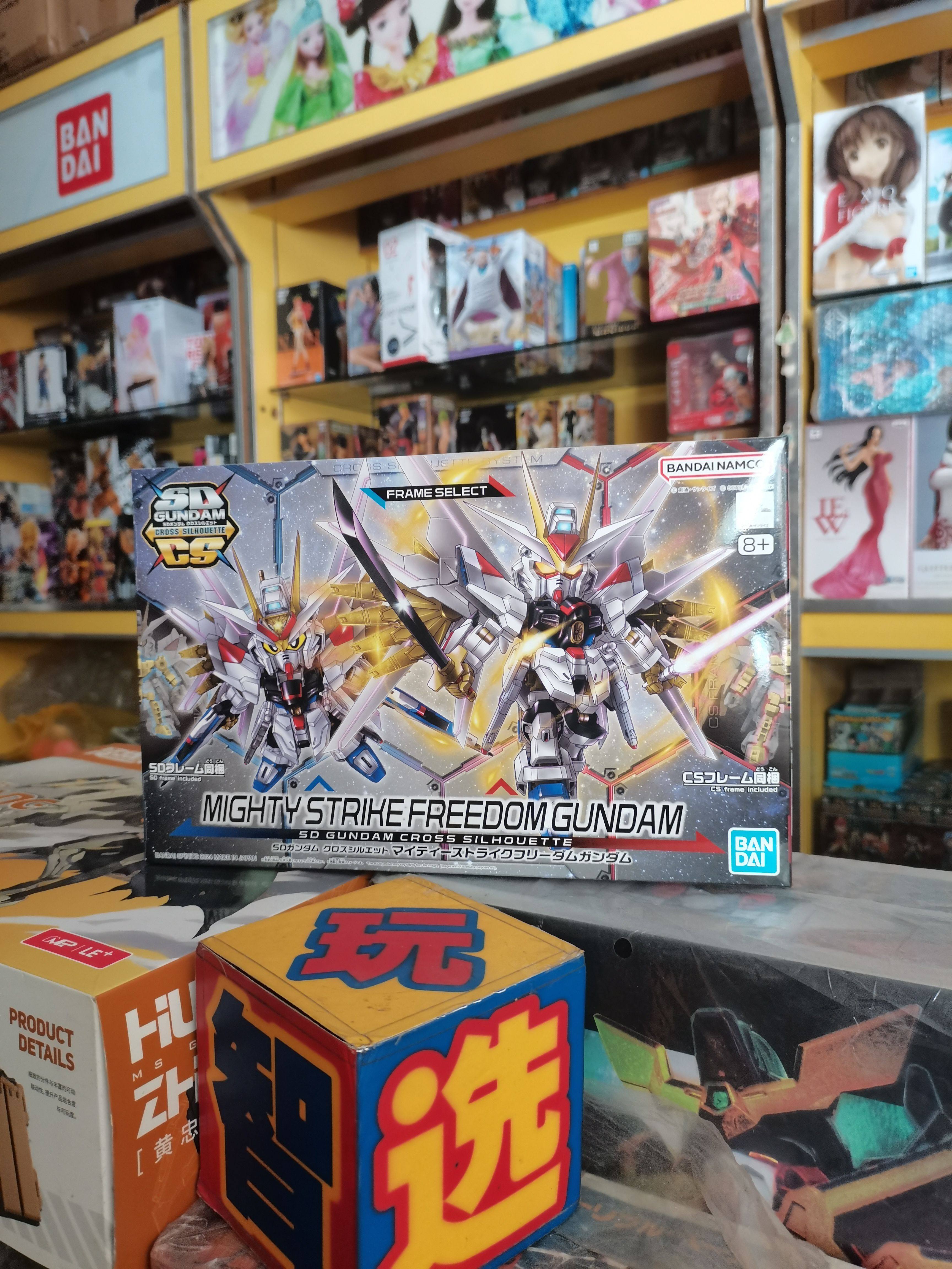 万代BB战士SDCS非凡强袭自由高达SEED剧场版敢达拼装模型一个