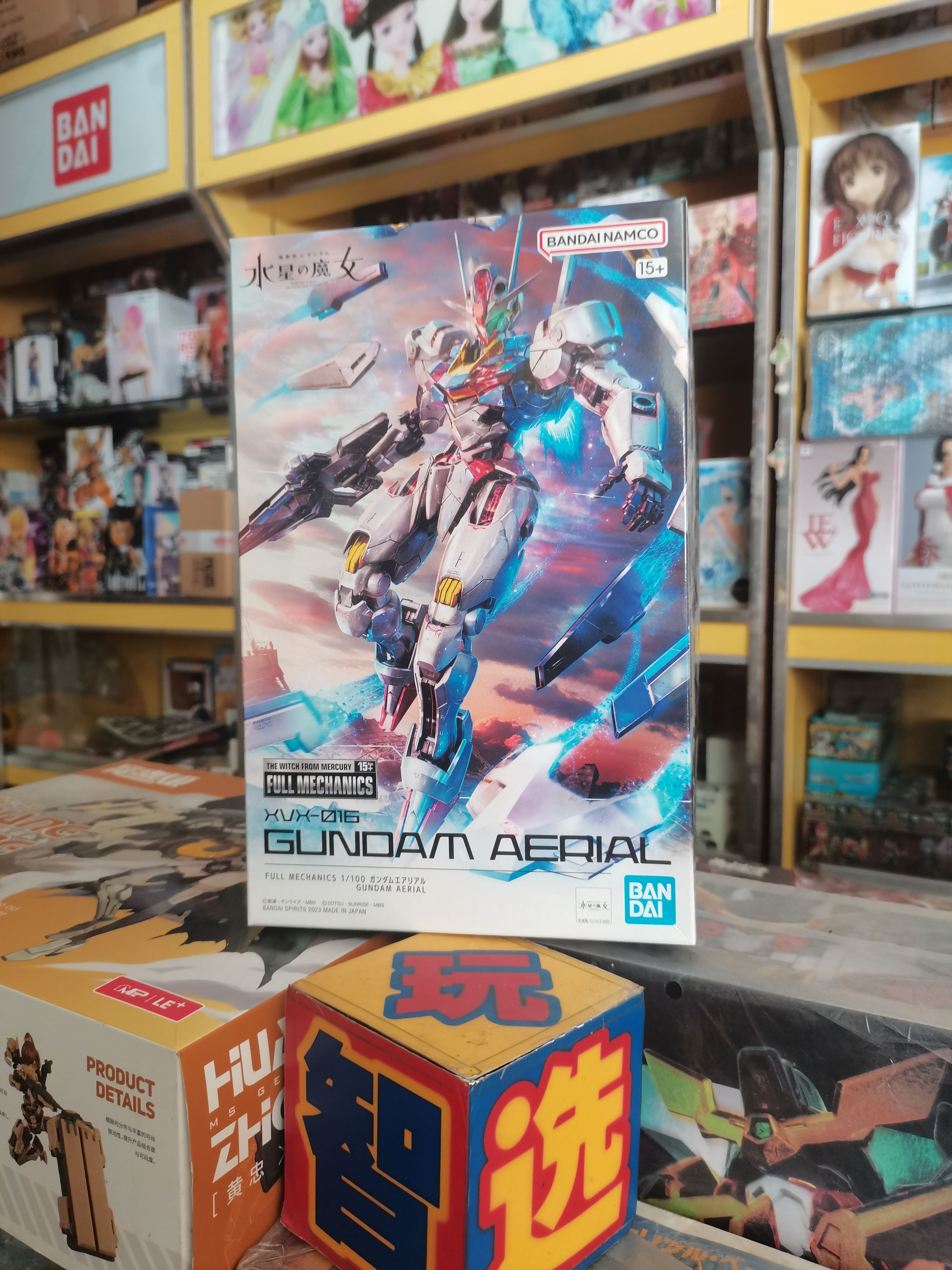 万代 FM 1/100 风灵高达 水星的魔女 FULL MECHANICS 拼装模型