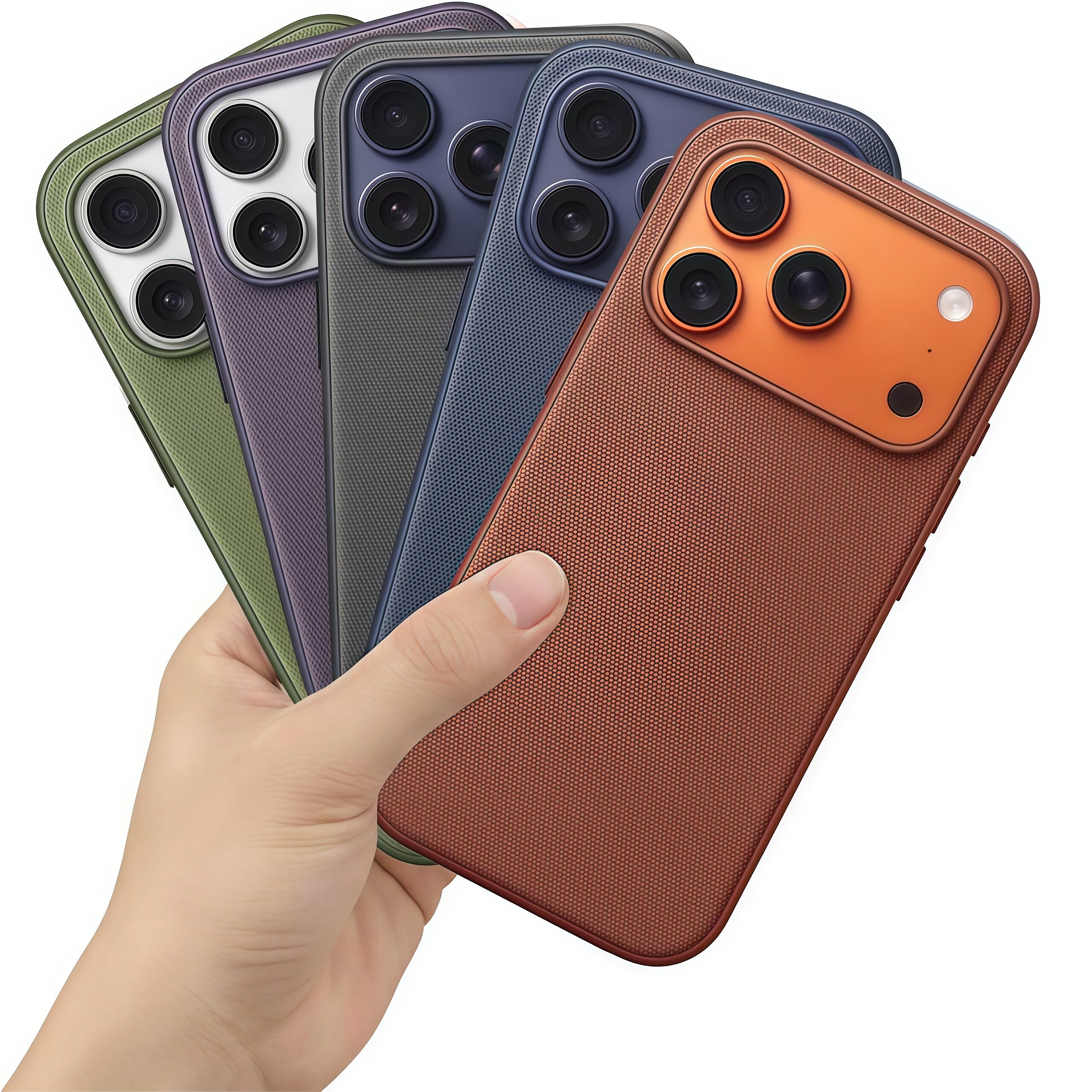 适用于iPhome17系列磁吸手机壳科技物织镂空按键官同款苹果保护套