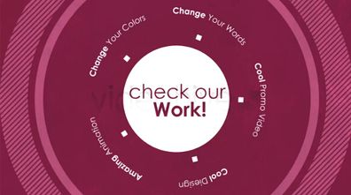 简洁大气企业宣传个人自我介绍动态平面图表底色配合展示ae模板